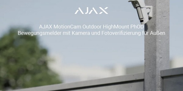 AJAX MotionCam Outdoor (PHOD) HighMount – The Smart Outdoor Security Solution