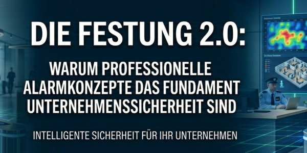 Die Festung 2.0: Warum professionelle Alarmkonzepte das Fundament moderner Unternehmenssicherheit sind
