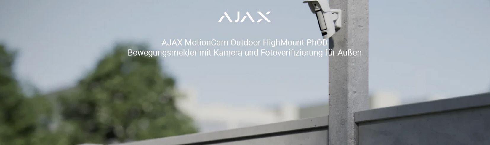 AJAX MotionCam Outdoor (PHOD) HighMount – The Smart Outdoor Security Solution